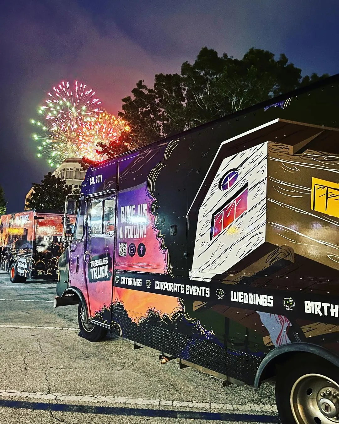 Food truck catering for holidays and celebrations